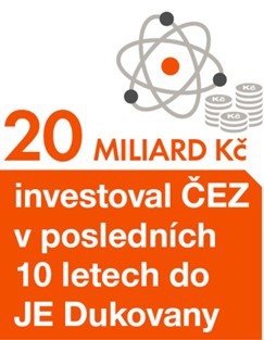 ČEZ číslo týdne: 20 miliard korun investovaných v Dukovanech