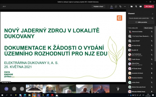 Jak pokračuje projekt NJZ v lokalitě Dukovany?