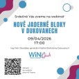 Pozvánka na webinář na téma Nový jaderný zdroj