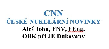 Zprávy z jaderné energetiky k 18. 6.2021