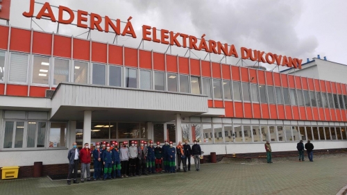 Středoškoláci stráví týden v jaderné elektrárně.